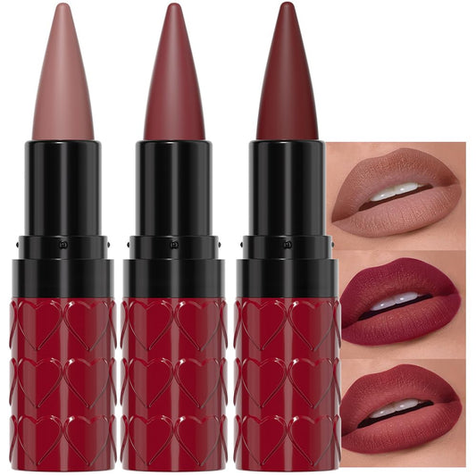 CAKAILA gradient matte lip pencil set for bold, sculpted lips and smooth application