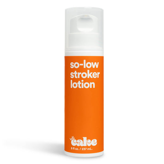 Hello Cake So-Low Lotion bottle for a smooth solo use.