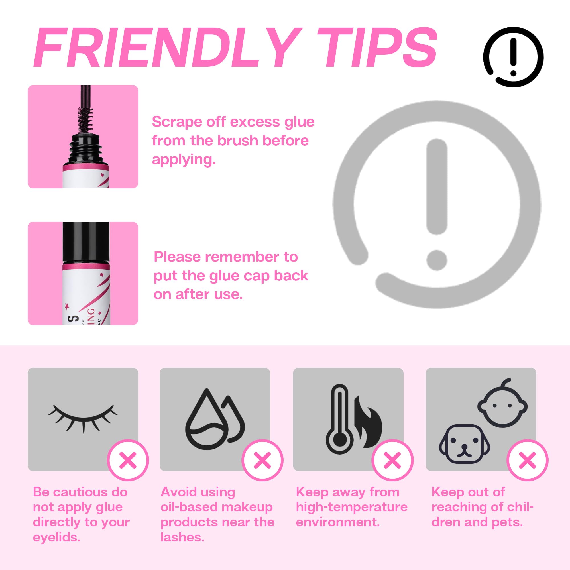 CALAILIS 2-pack lash glue provides value and reliable performance