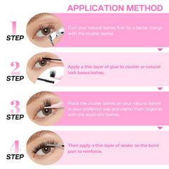 CALAILIS fast-drying lash glue for neat, mess-free cluster applications