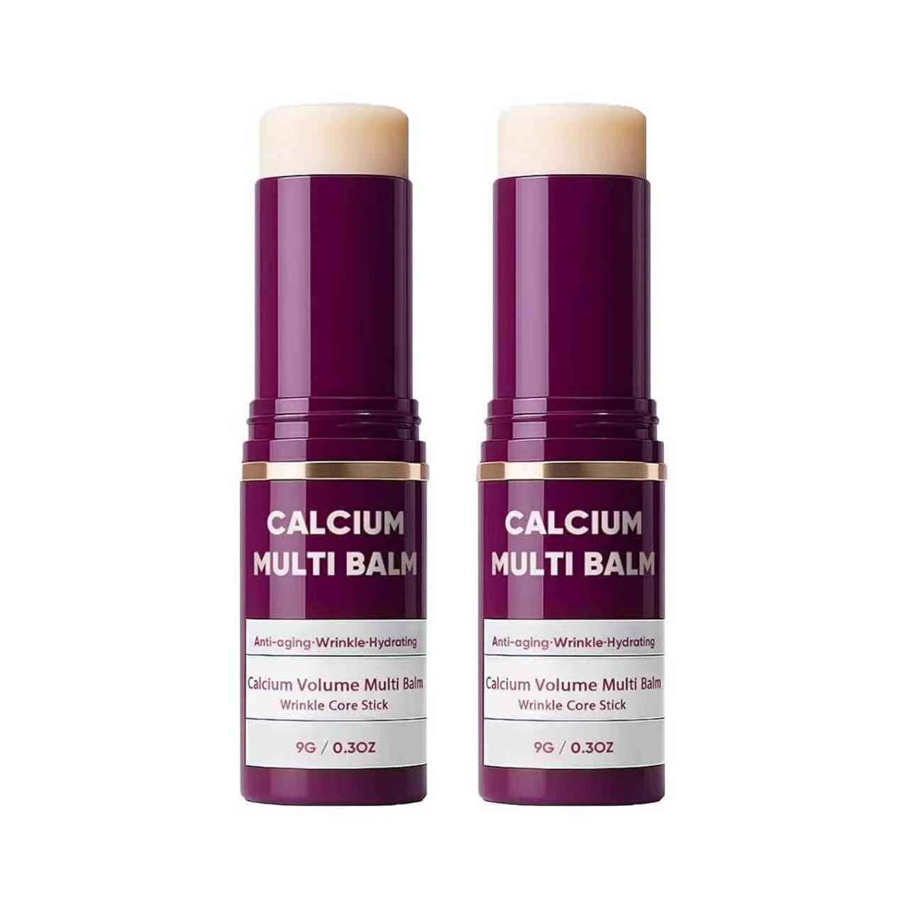 Calcium Multi Balm anti-aging stick delivering facial hydration and firming.