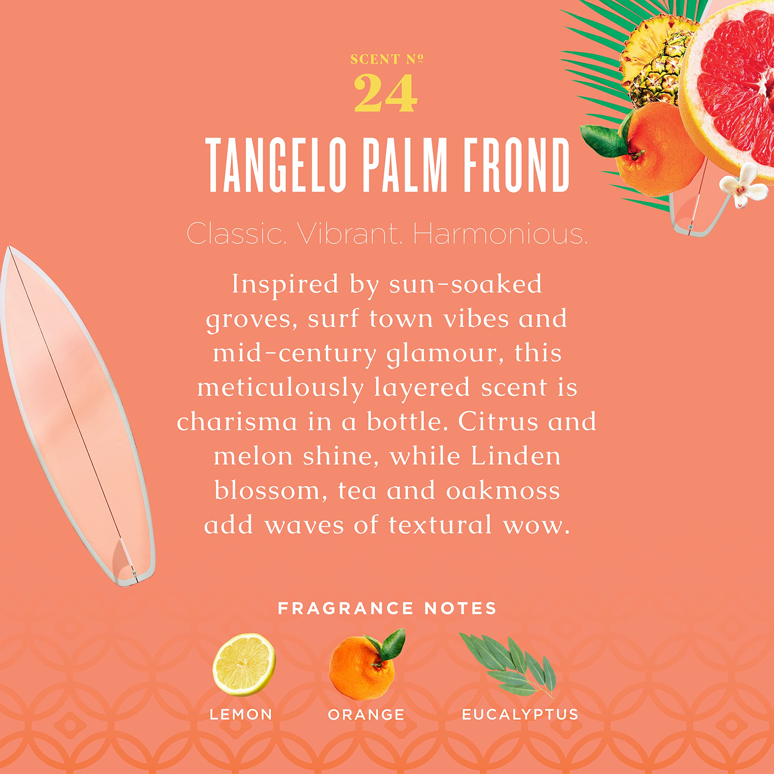 Caldrea Tangelo Palm Frond olive oil component for conditioning feel