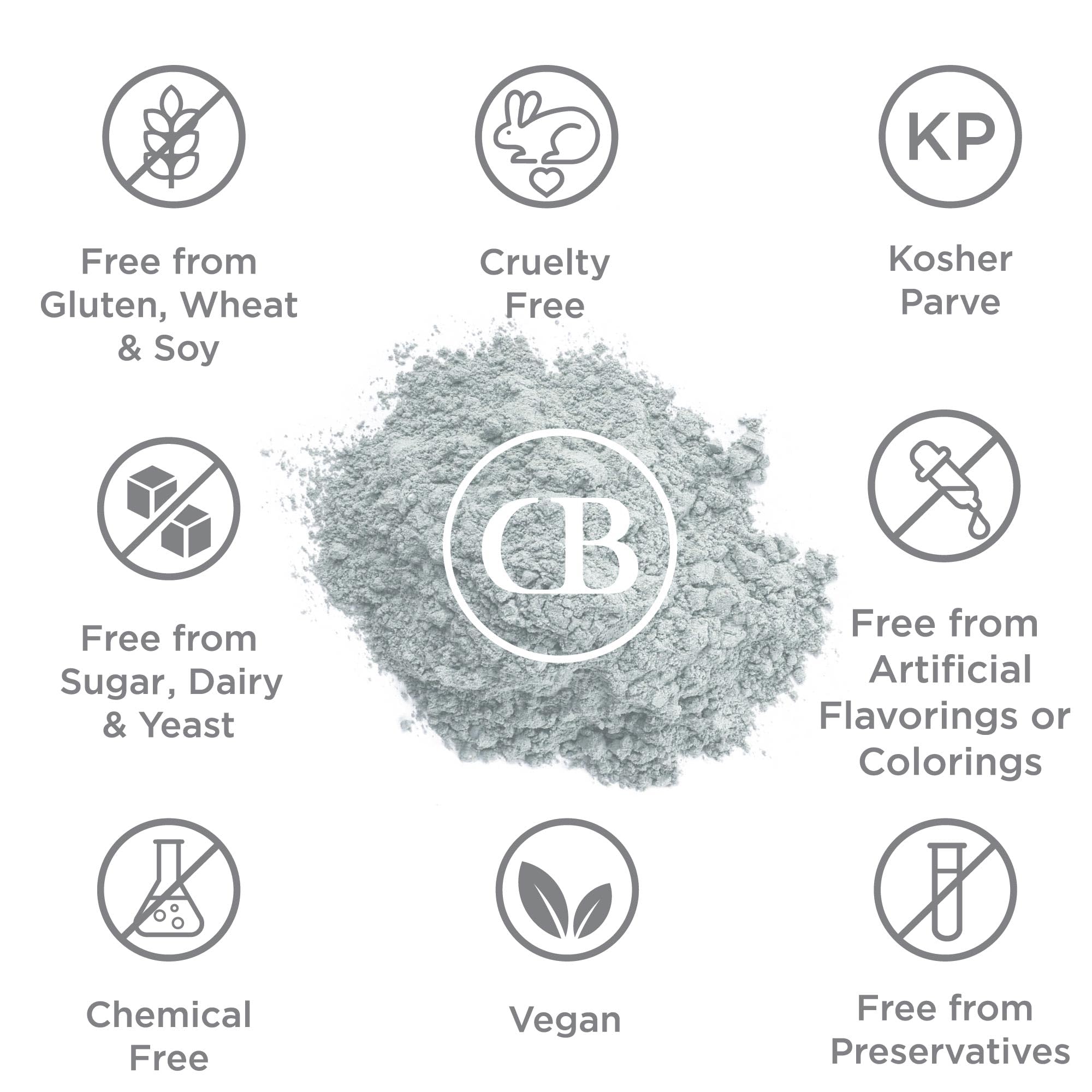 California Biology dual-action clay mask application on the face for pore cleansing