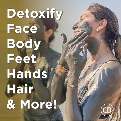 California Biology clay mask texture in bowl ready for cleansing and exfoliation