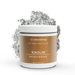 California Biology Kaolin Clay Face Mask for Sensitive Skin calms pores and nourishes.
