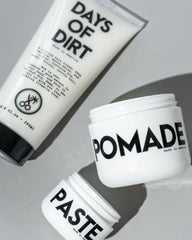 Shine boost visible after Days of Dirt use on natural hair.