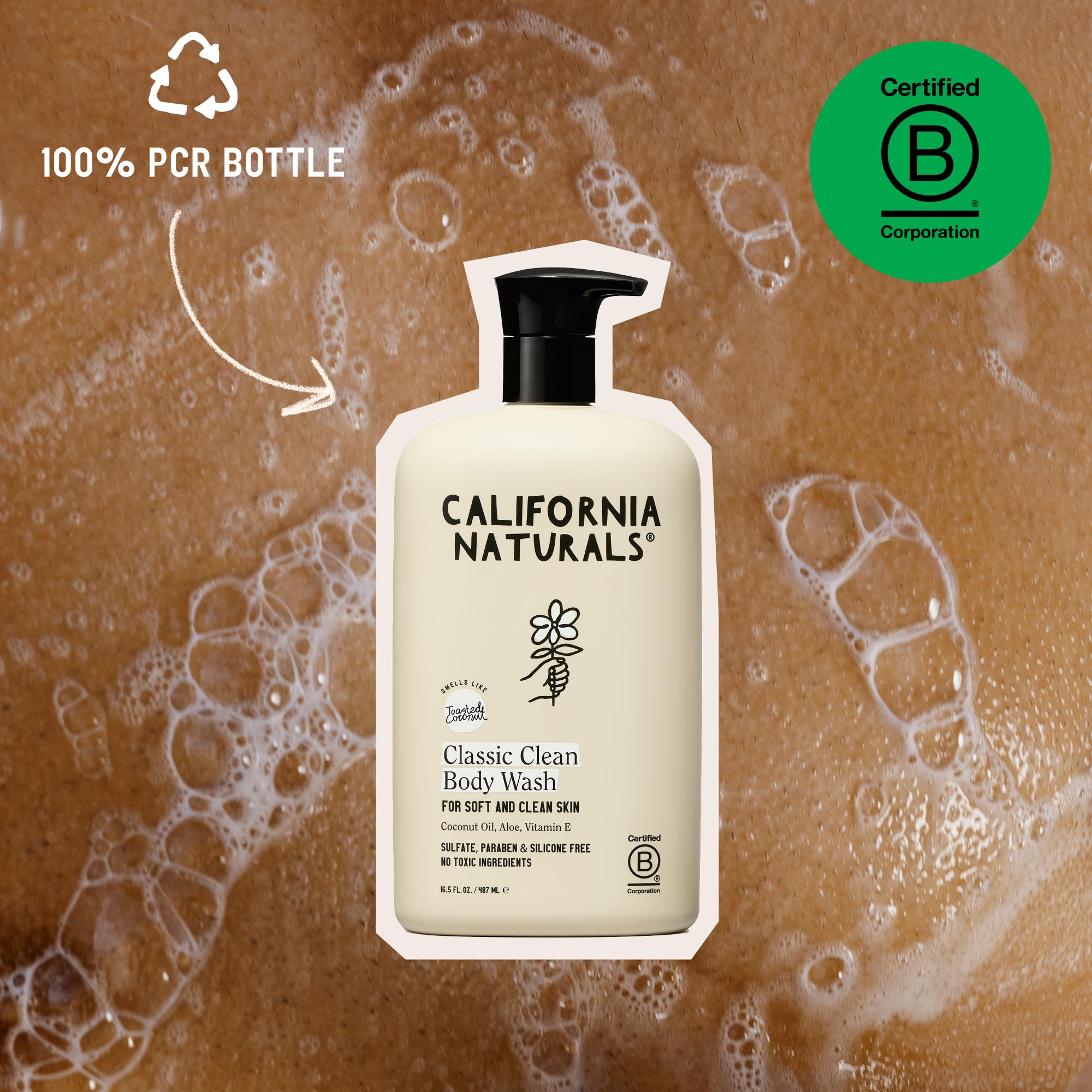 California Naturals Body Wash shea-butter-nourishment emphasizes lasting softness