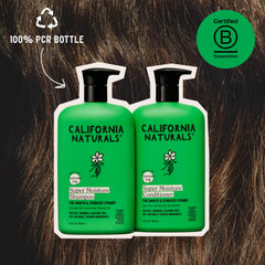 California Naturals coconut and aloe cleansing action preserving scalp health