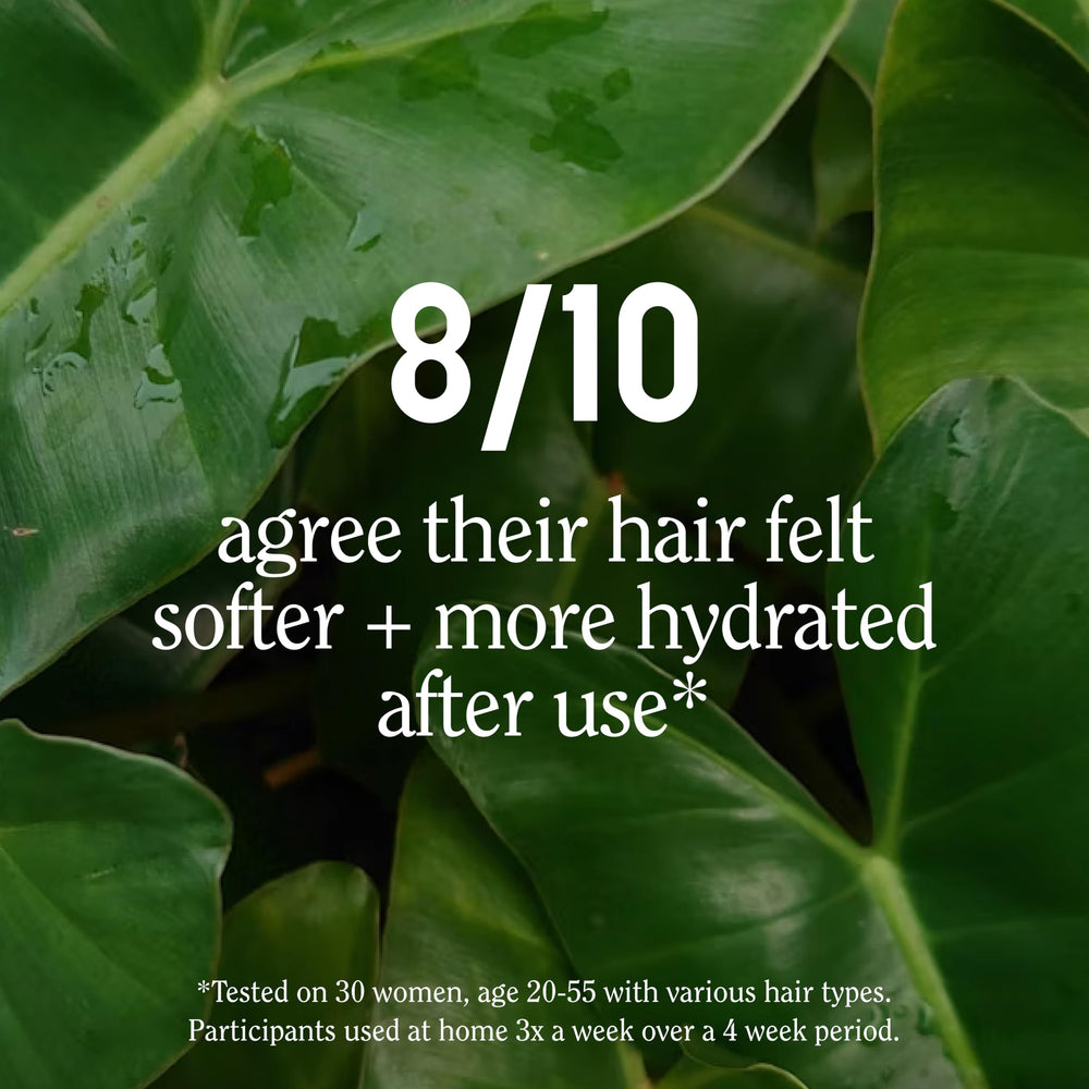 California Naturals hair after use, shiny and frizz-free