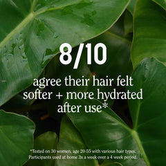 California Naturals hair after use, shiny and frizz-free