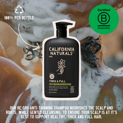 California Naturals Re:GRO packaging shows vegan and cruelty-free status.