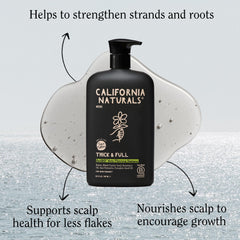 California Naturals Re:GRO shampoo foamy lather ready to cleanse.