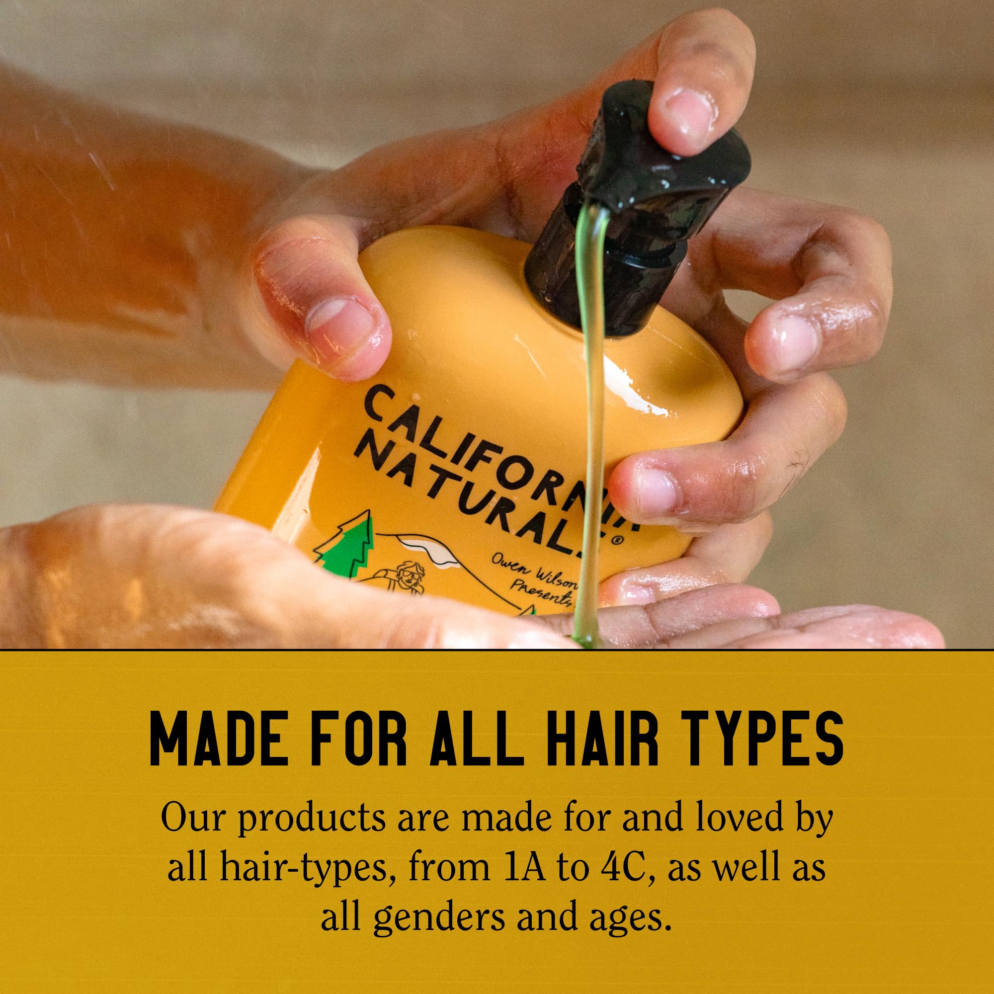 California Naturals Owen Wilson 2 in 1 includes hyaluronic acid and shea butter for moisture.