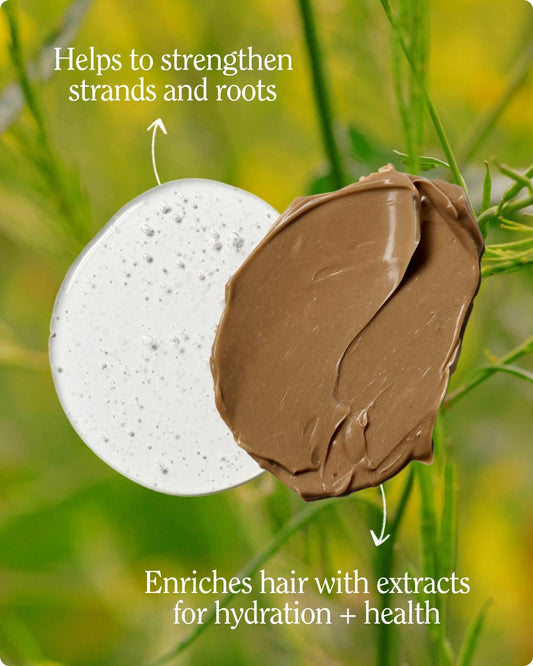 California Naturals Re:GRO conditioner bottle smooths hair.