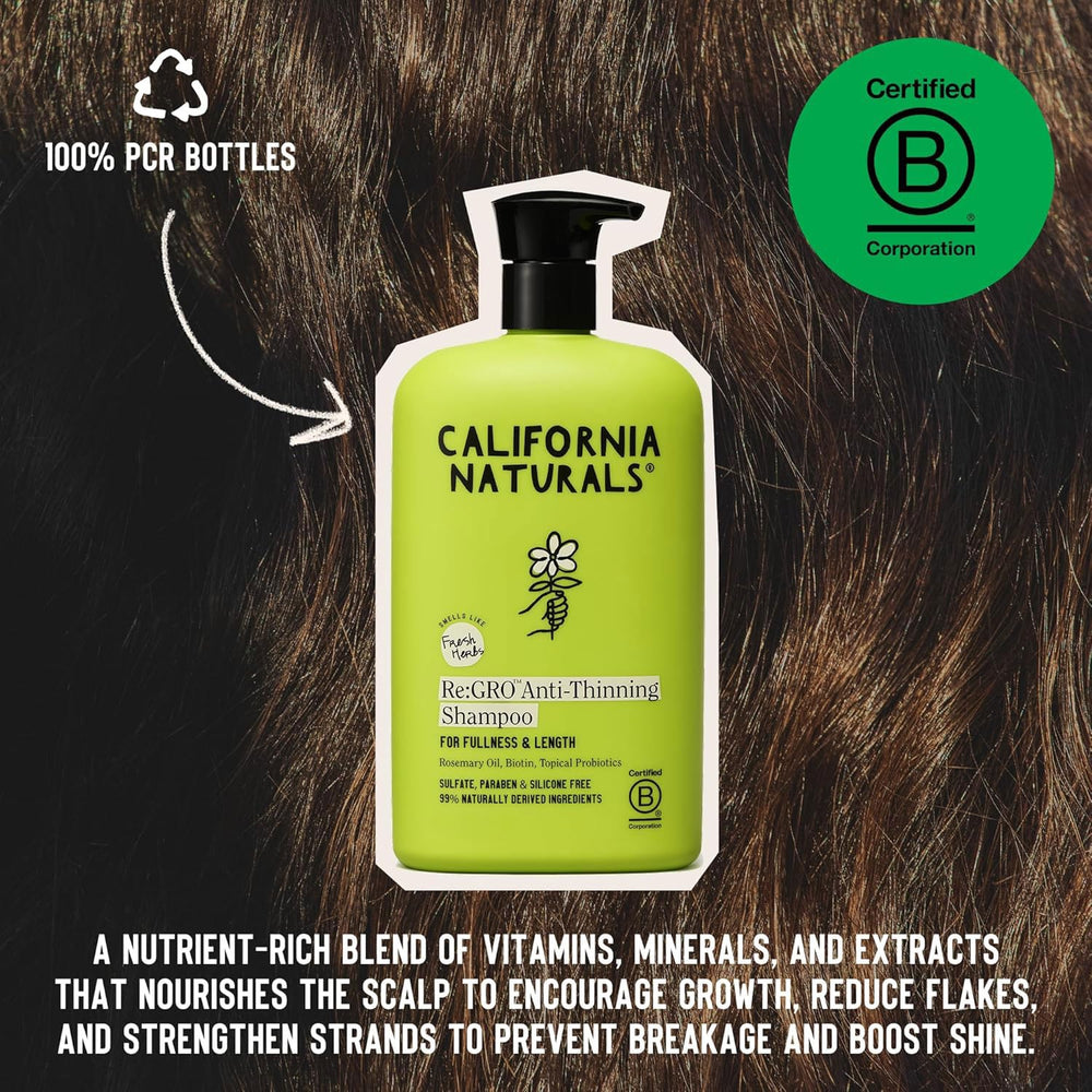 Free from sulfates, parabens, silicones, and synthetic fragrances.