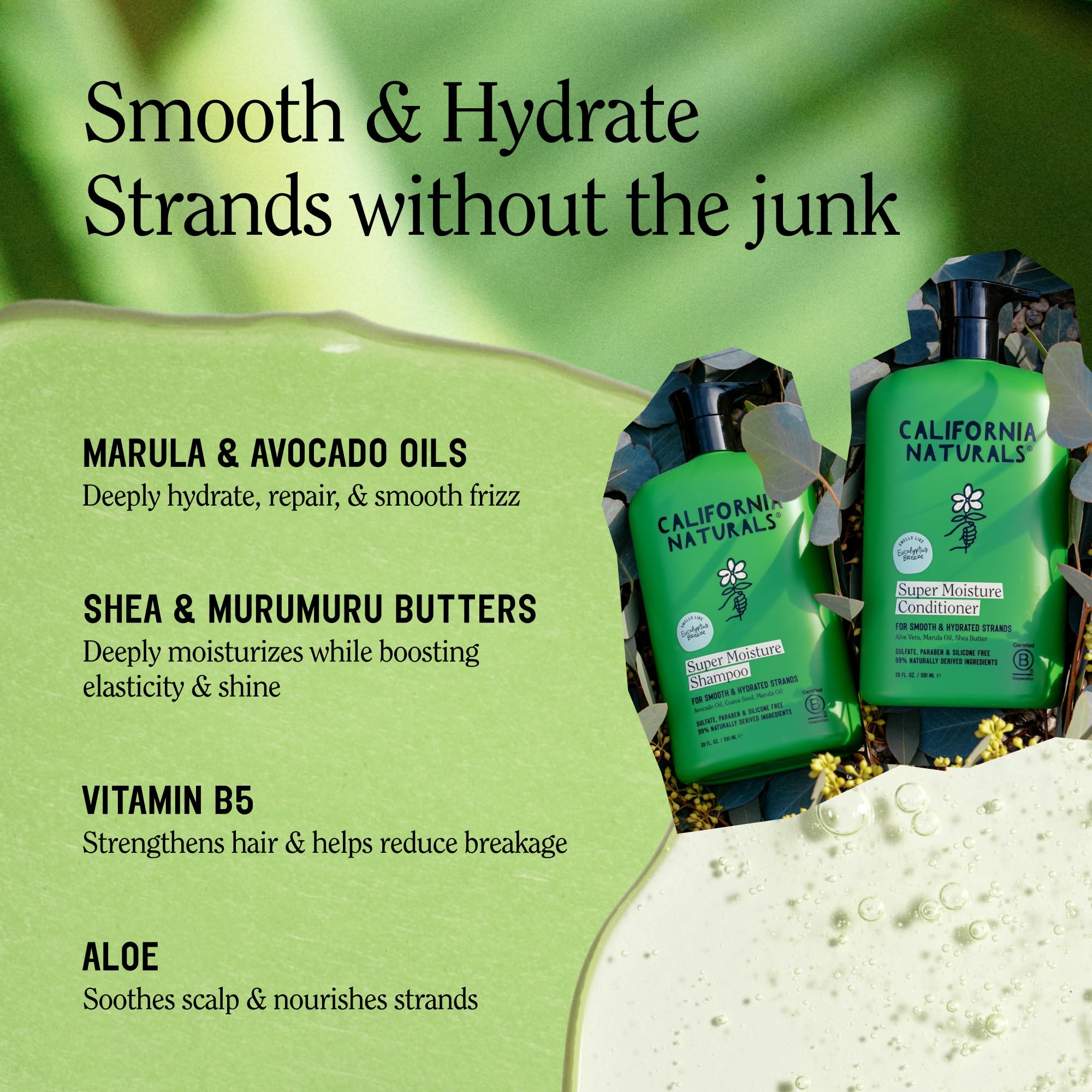 California Naturals set packaging showing eco-friendly, cruelty-free credentials.