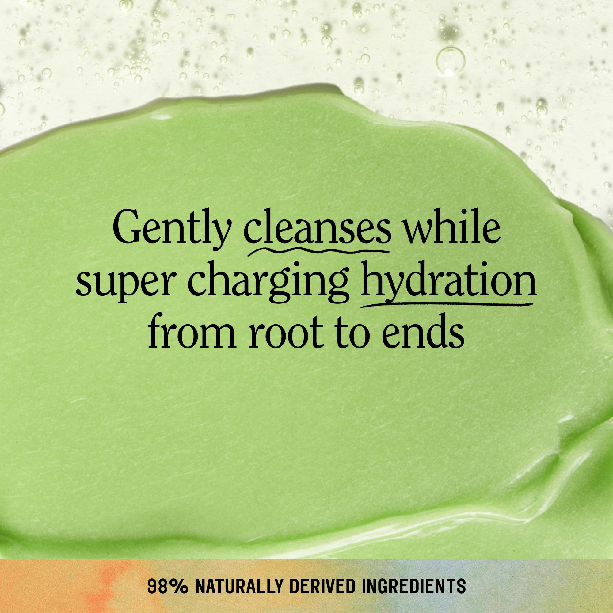 California Naturals Super Moisture conditioner label close-up emphasizing intense nourishment.