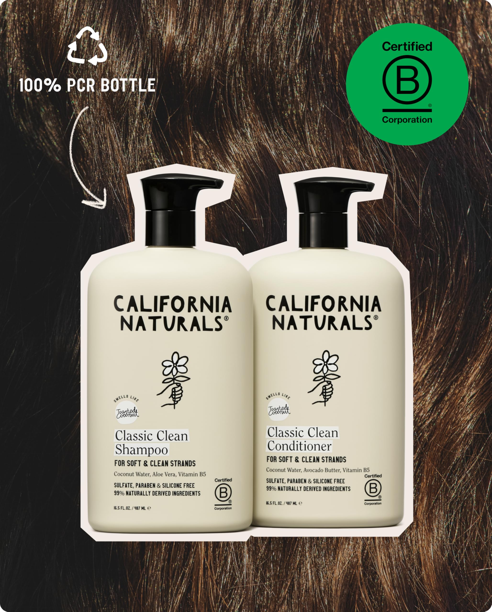 California Naturals vegan and cruelty-free symbol displayed