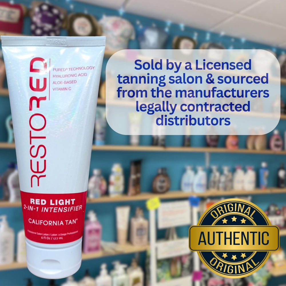 Vitamin C brightening component in California Tan Restored 2-in-1 lotion.