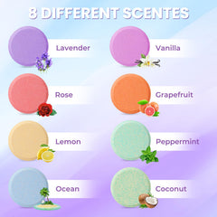 CalmNFiz eight-scent shower steamers set for varied daily routines