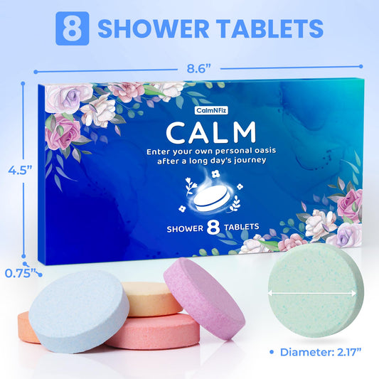 CalmNFiz assorted fragrances deliver long-lasting scent during showers