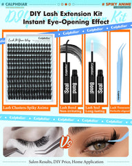 Calphdiar DIY lashes 221pcs with 12-20mm lengths for customization