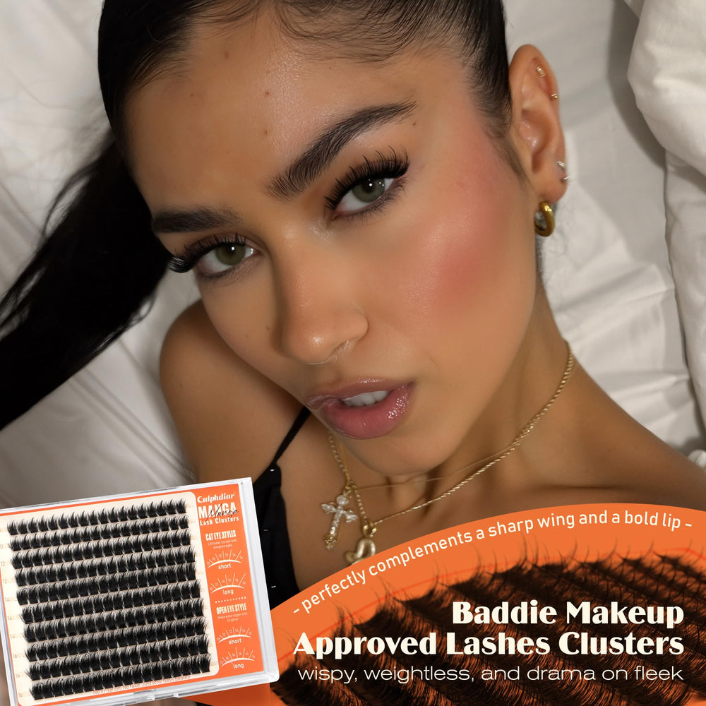Calphdiar Manga Lash Clusters spiky volume for textured drama.