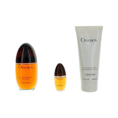 Calvin Klein Obsession EDP bottle, ideal for evening wear with warm amber and vanilla notes.