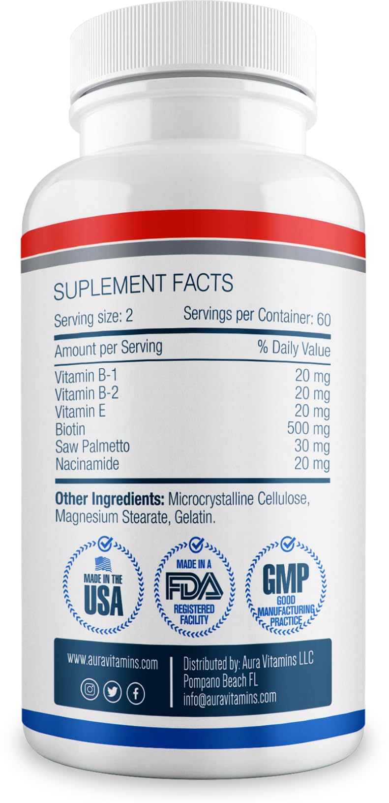 CALVISTOP Capilar Plus bottle with third-party testing seal visible.