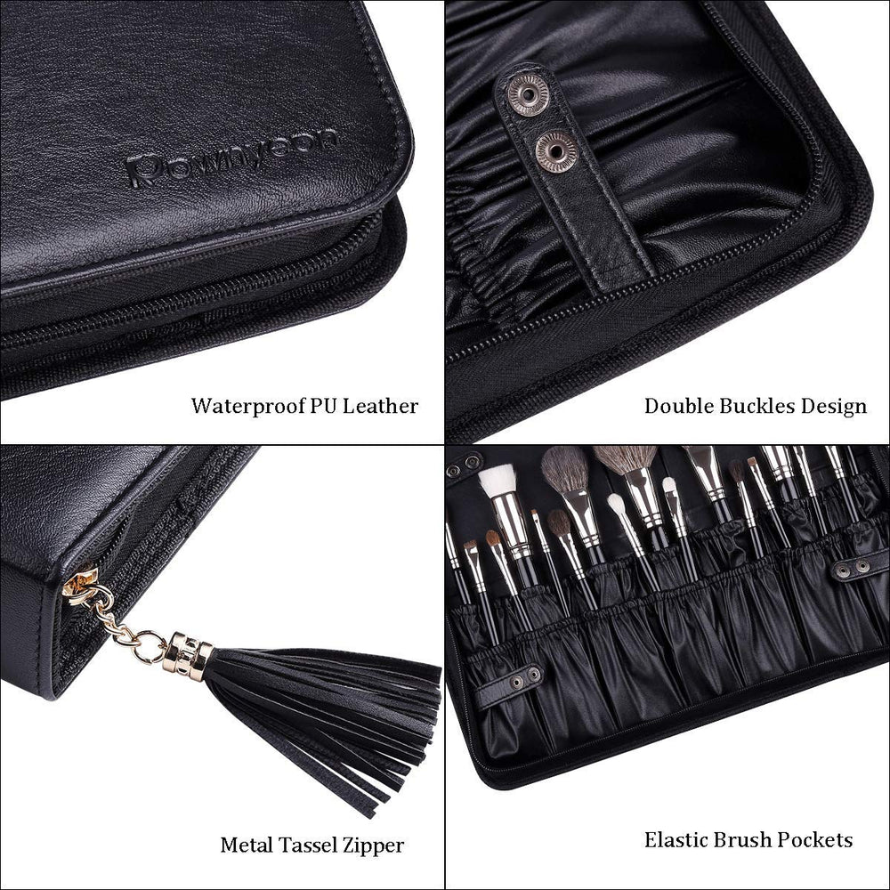 Camdeez Rownyeon leather texture close-up highlights durable PU material.