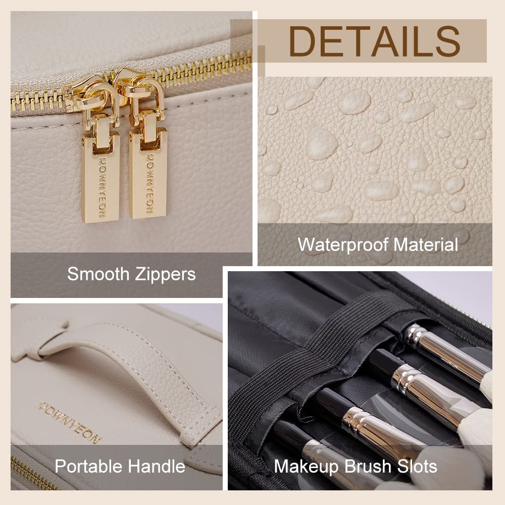 Camdeez ROWNYEON makeup bag brush pockets secure brushes in transit