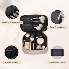 Camdeez ROWNYEON travel-size makeup bag fits luggage without bulk