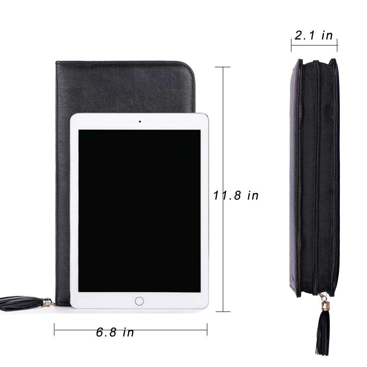 Camdeez Rownyeon bag side buckles and zipper secure brushes during transport.