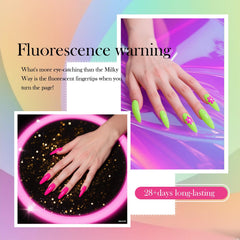 Camila neon green gel polish bottle for striking summer looks.