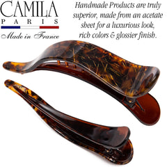 Camila Paris CP2478 hair claw duckbill girls keeps hair neat without slipping.