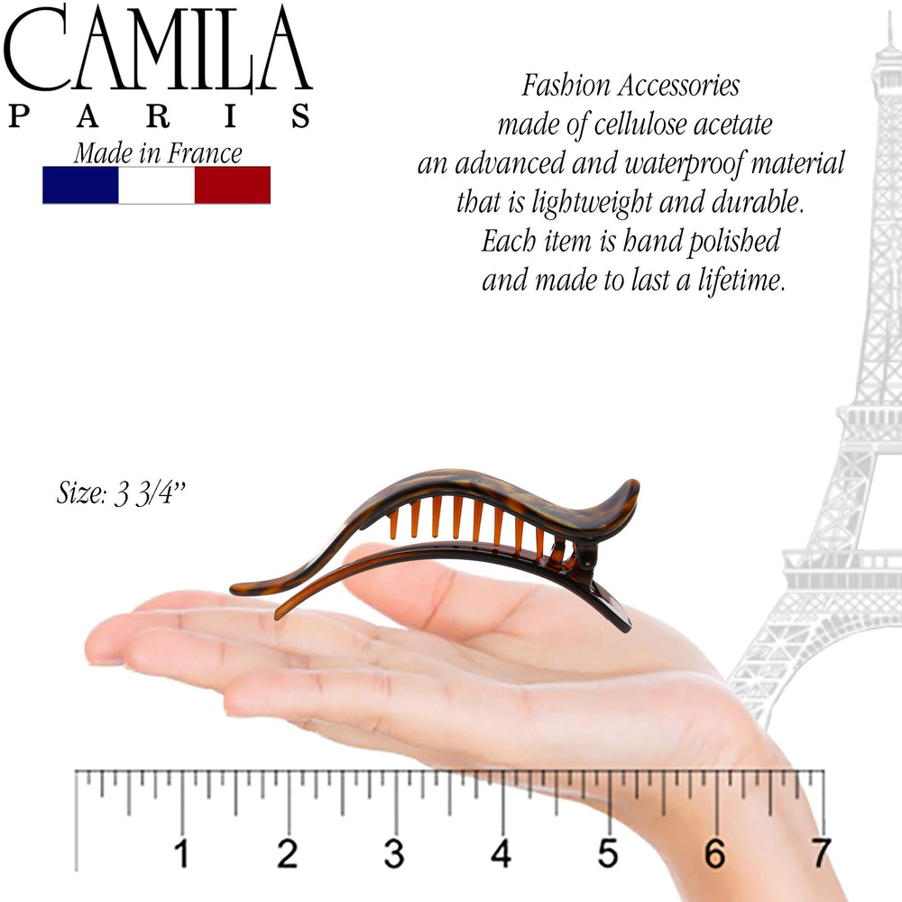 Camila Paris CP2478 handmade France hair ornament adds elegant, durable finishing touch.
