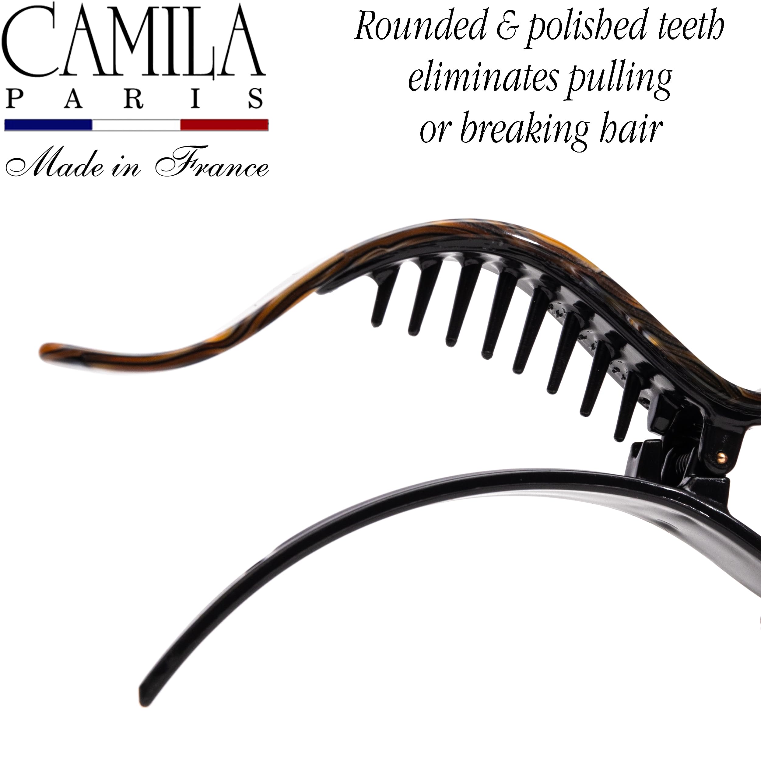 Camila Paris CP2478 strong hold no slip keeps thick or fine hair in place.