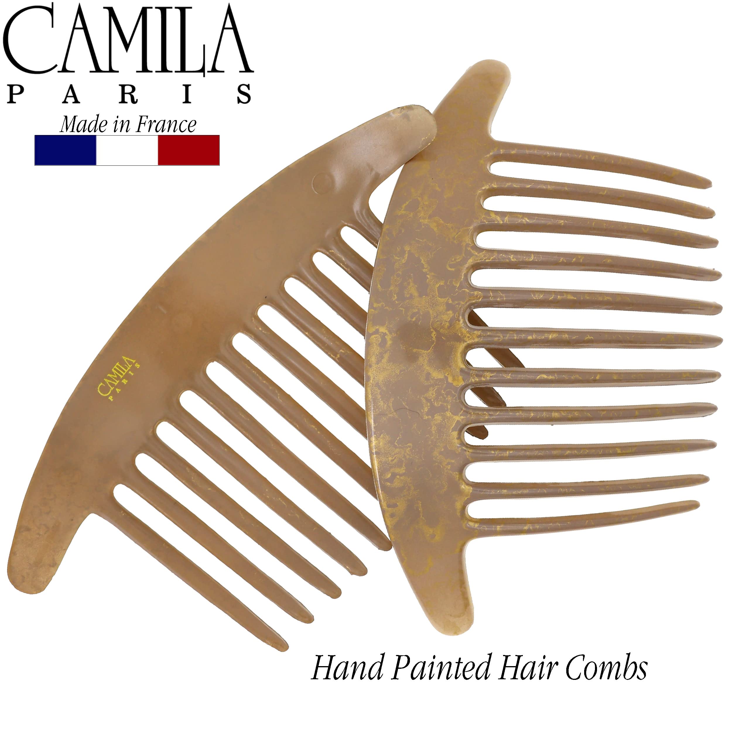 Camila Paris CP2941 interlocking teeth prevent slipping on curly hair