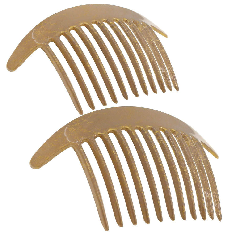 Camila Paris CP2941 side combs in beige pearl offer secure hold for thick hair