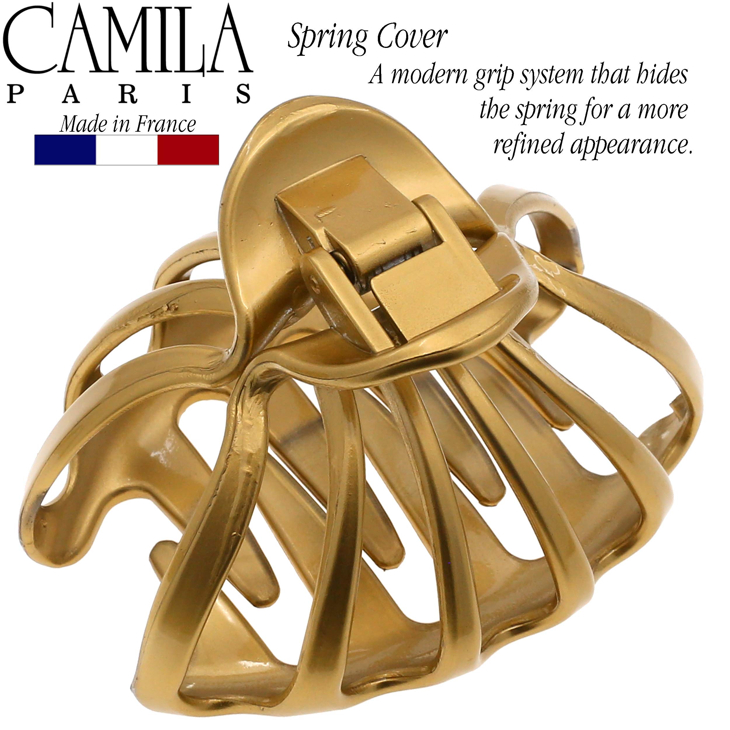 Camila Paris CP3052 made-in-France cellulose acetate with a premium gold tone.