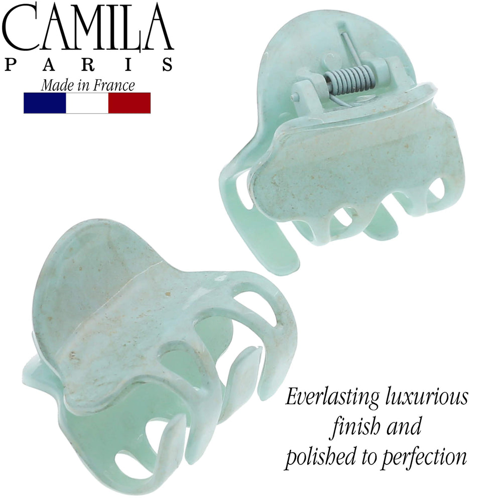 Camila Paris CP3088 mint clip luxury finish detail enhances style.