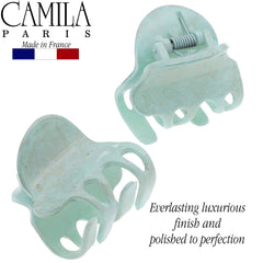 Camila Paris CP3088 mint clip luxury finish detail enhances style.