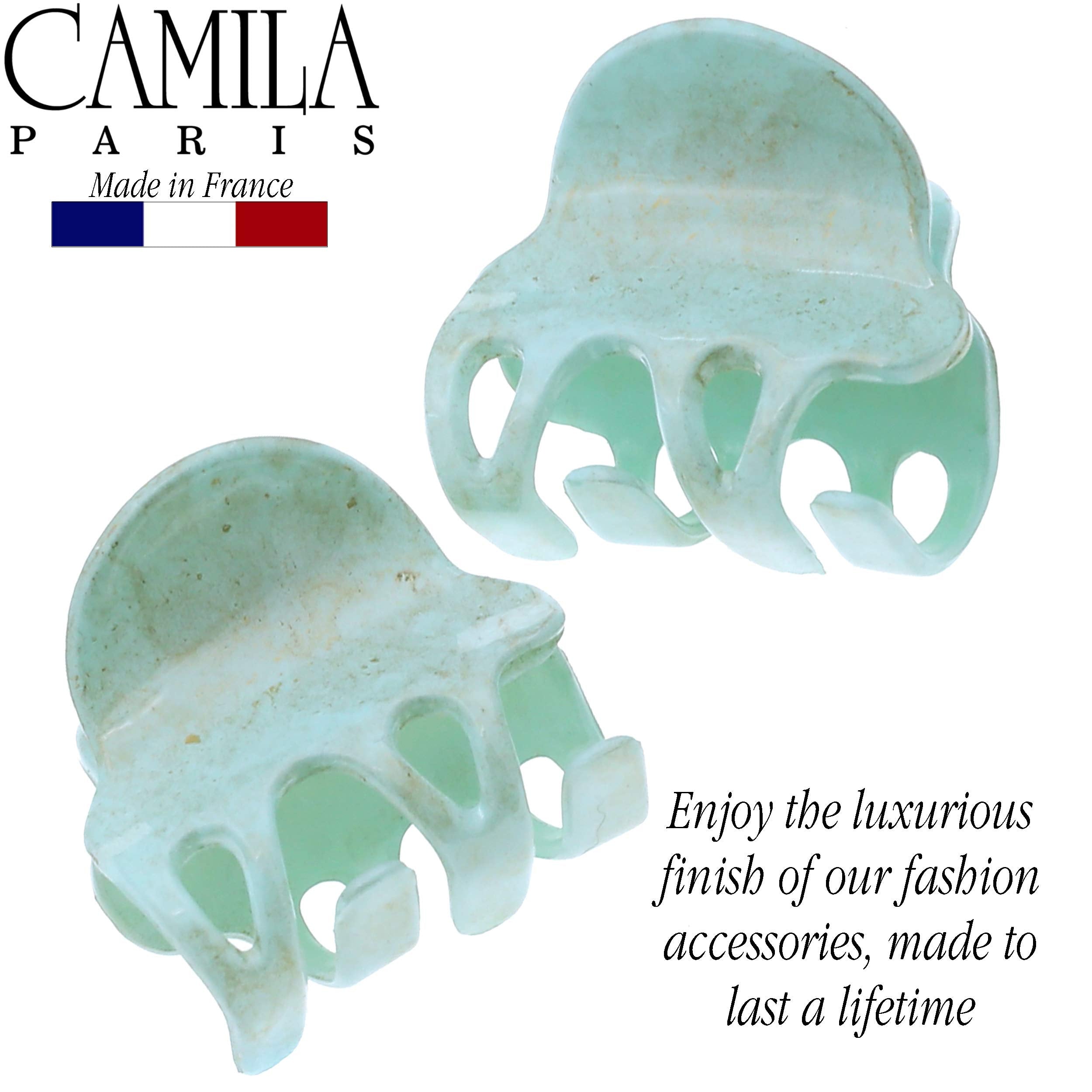 Camila Paris CP3088 mint clip sideview showing secure grip.
