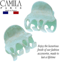 Camila Paris CP3088 mint clip sideview showing secure grip.