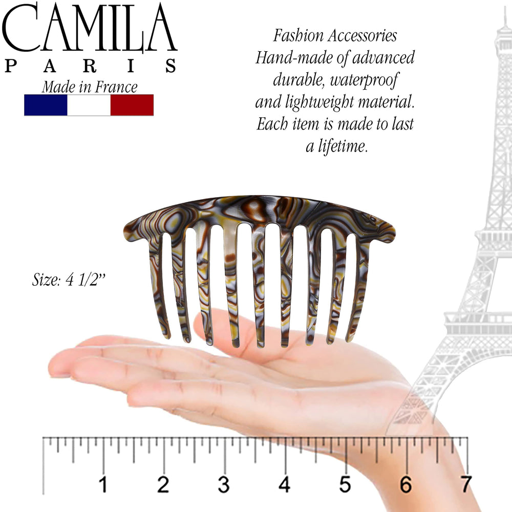 Camila Paris CP3182 made-in-France hair ornament adds refined accent to any style.