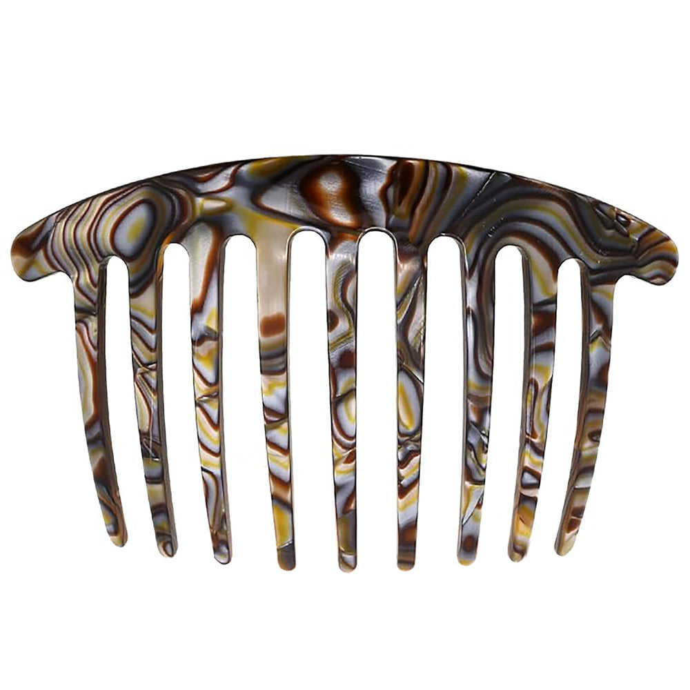 Camila Paris CP3182 side comb onyx 4-inch holds elegant updos securely.