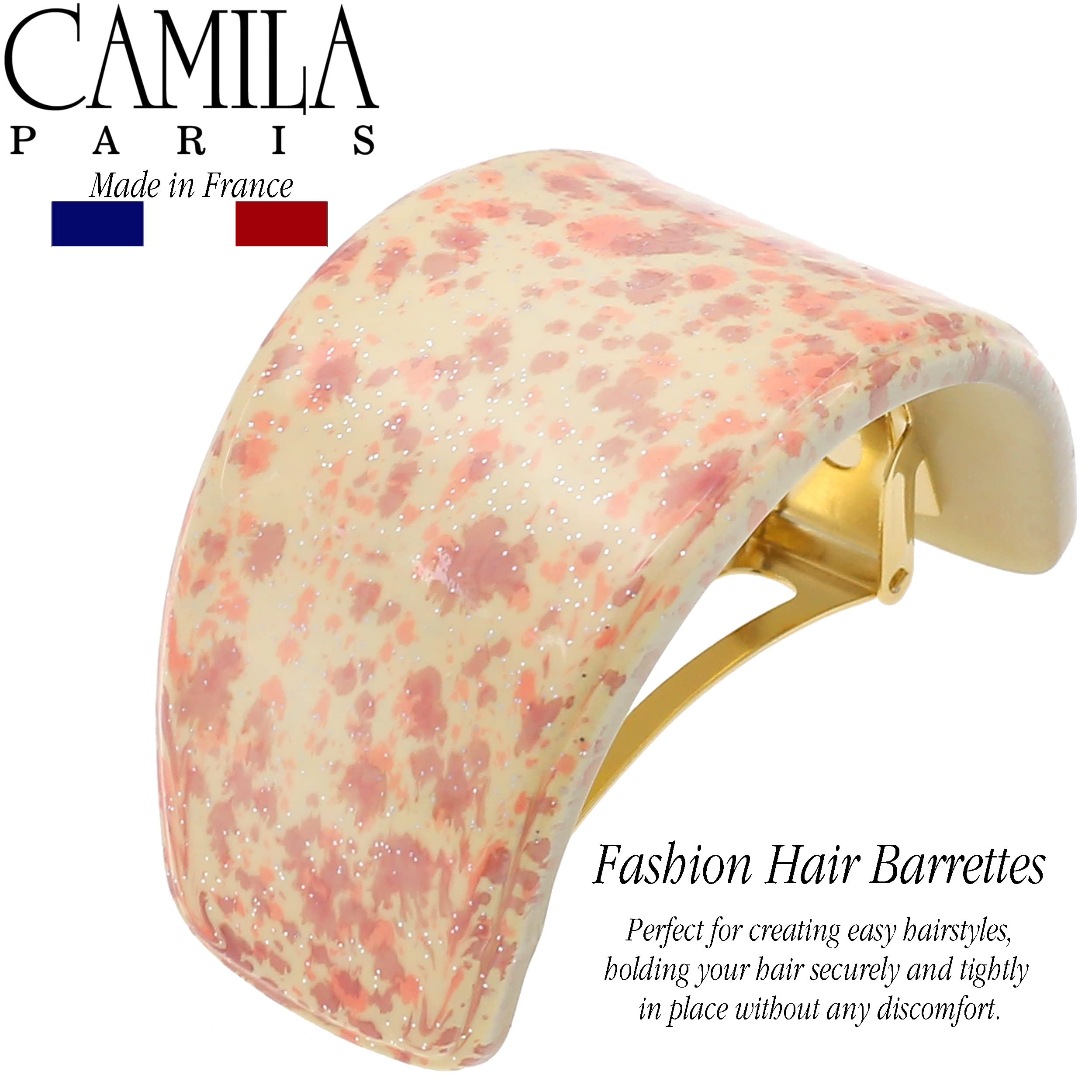 Camila Paris CP3234 beige barrette designed for versatile everyday use