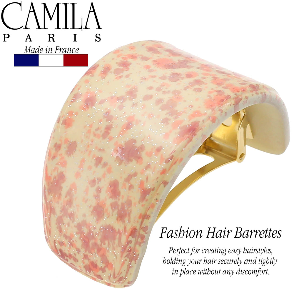 Camila Paris CP3234 beige barrette designed for versatile everyday use