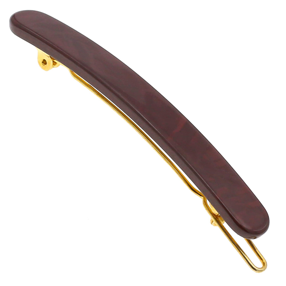 Camila Paris CP3283 purple 2-5 inch barrette secures fine to thick hair with a stylish finish.