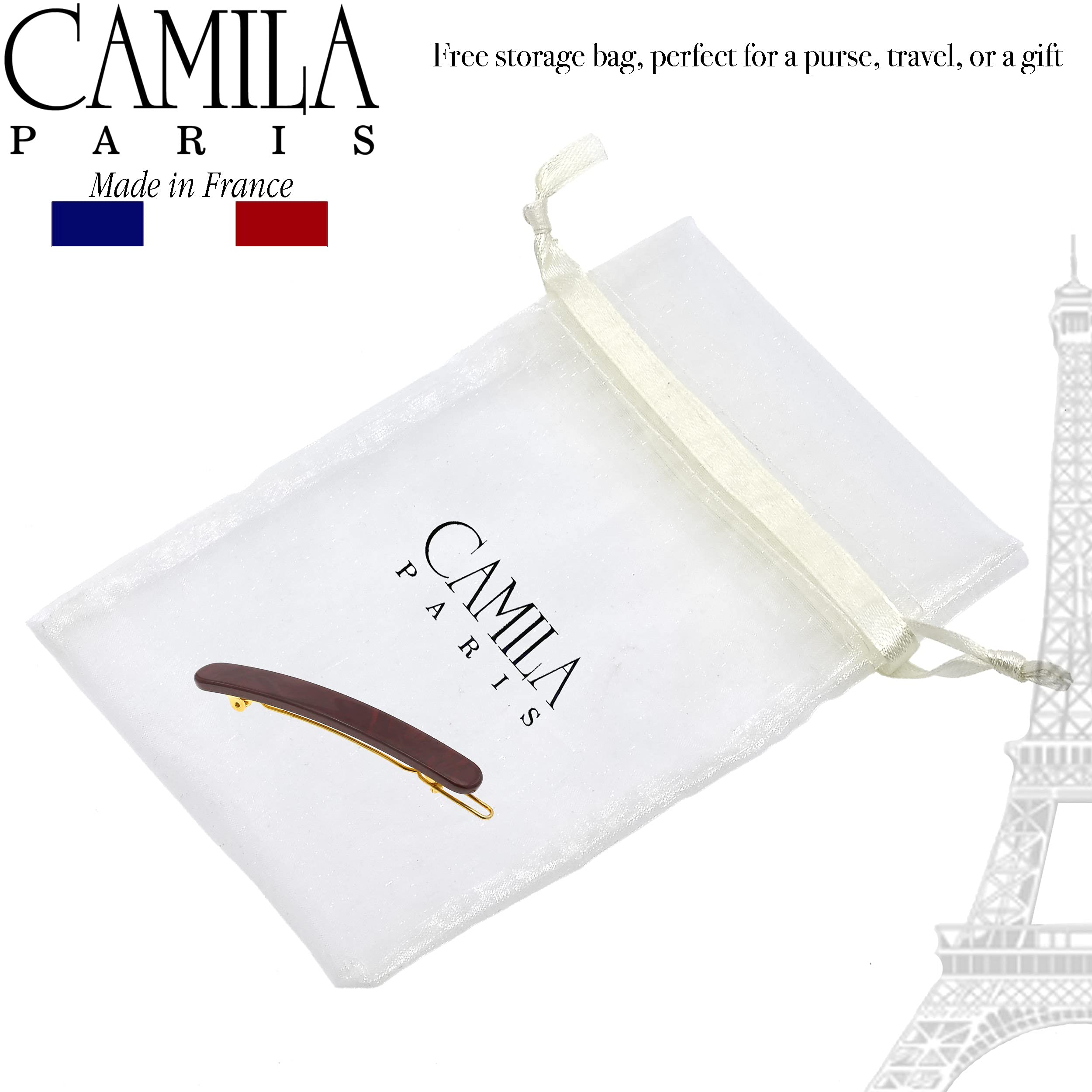 Camila Paris CP3283 womens fashion barrette adds polish to any hairstyle.